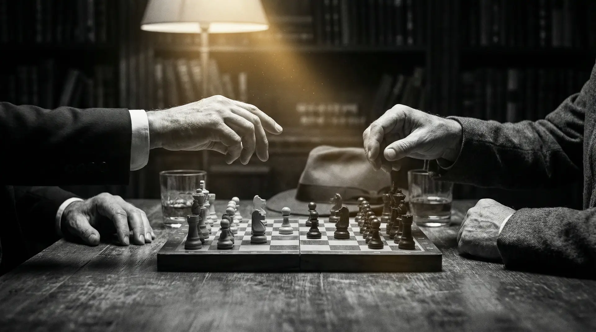 大宅门下载 艺术探索系列 - 非线性叙事，棋盘上的对弈象征命运的交错